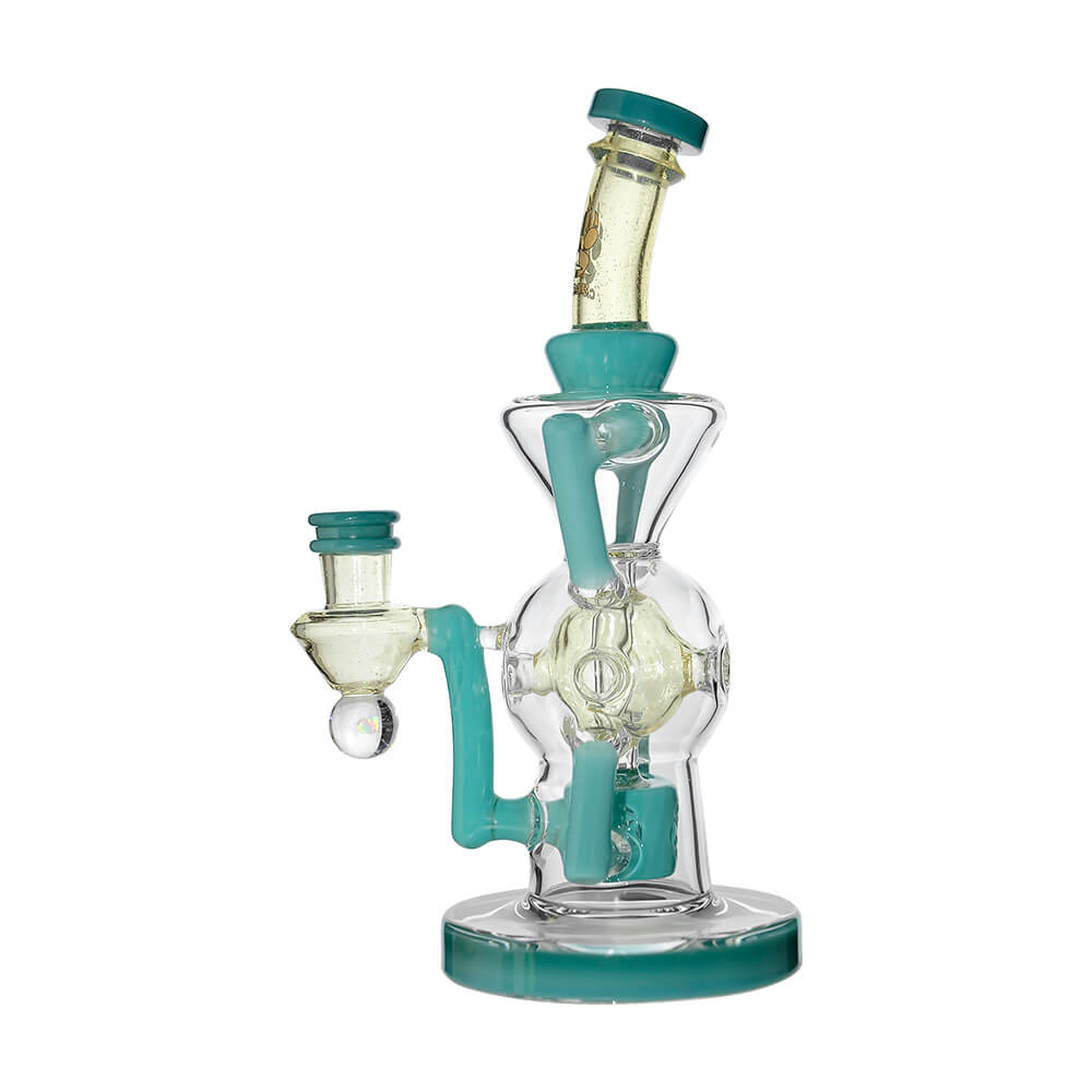 EXO 8" Recycler Dab Rig with Seed of Life Perc