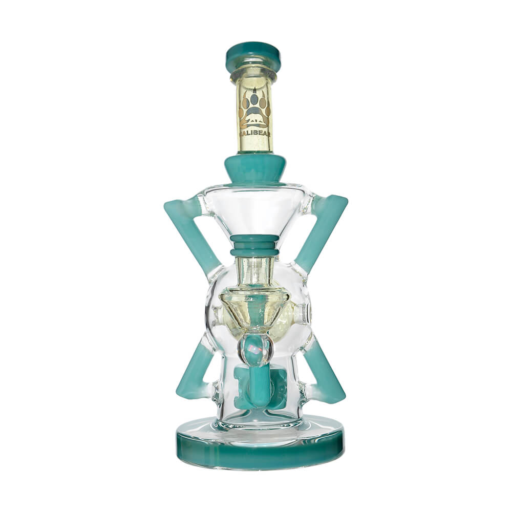 EXO 8" Recycler Dab Rig with Seed of Life Perc