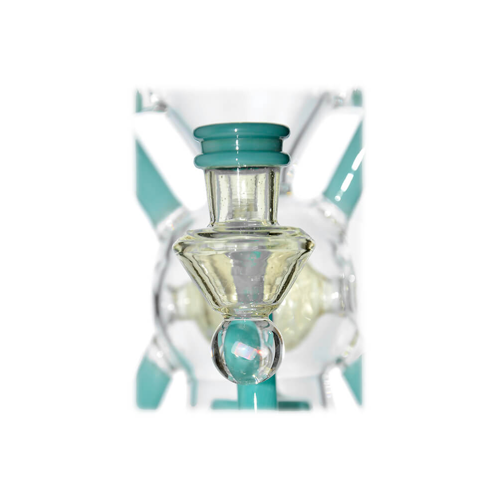 EXO 8" Recycler Dab Rig with Seed of Life Perc