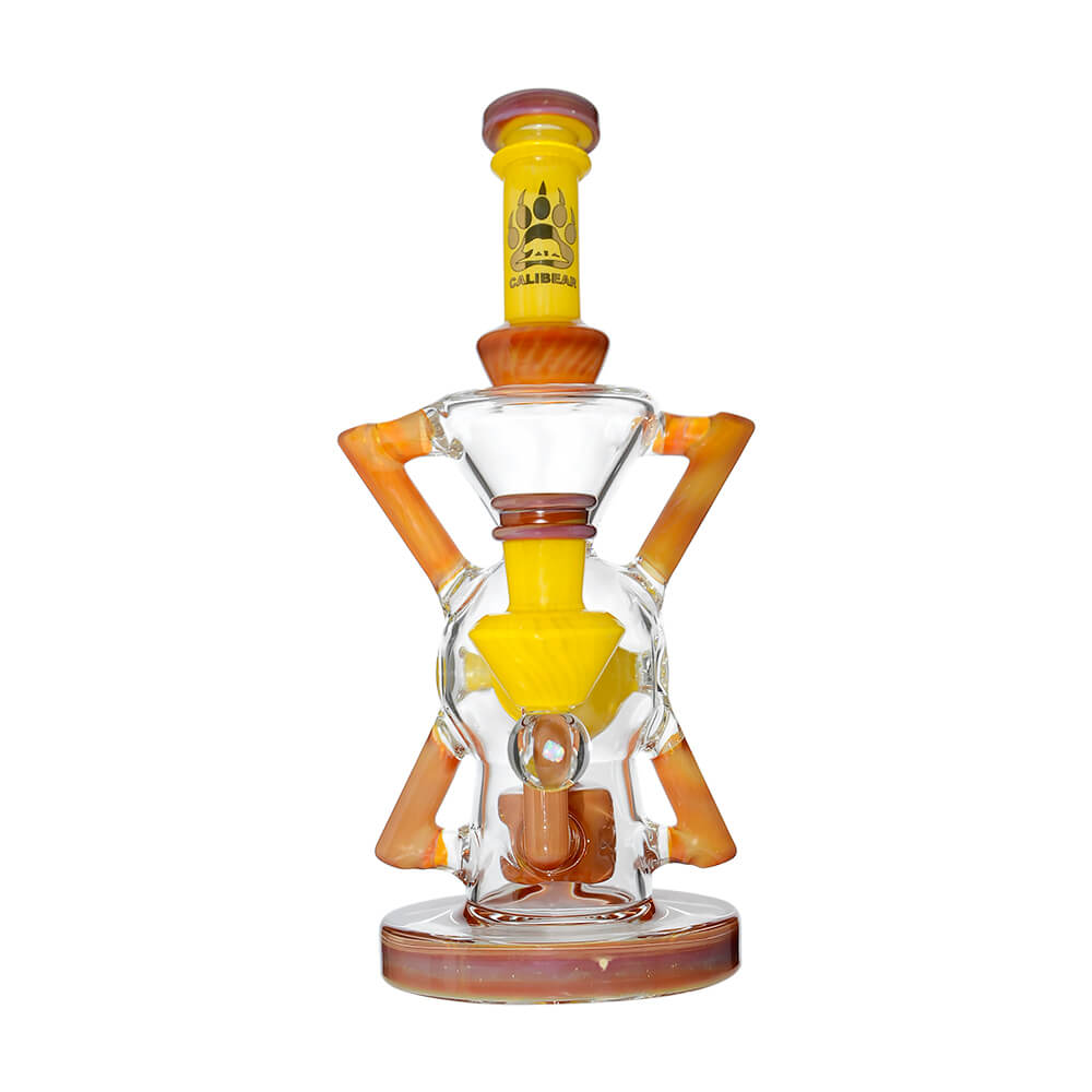 EXO 8" Recycler Dab Rig with Seed of Life Perc