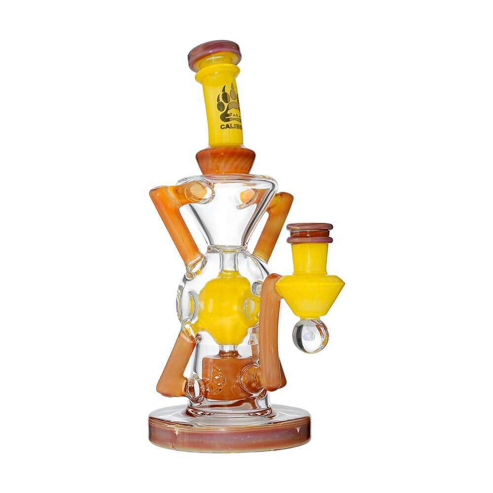 EXO 8" Recycler Dab Rig with Seed of Life Perc