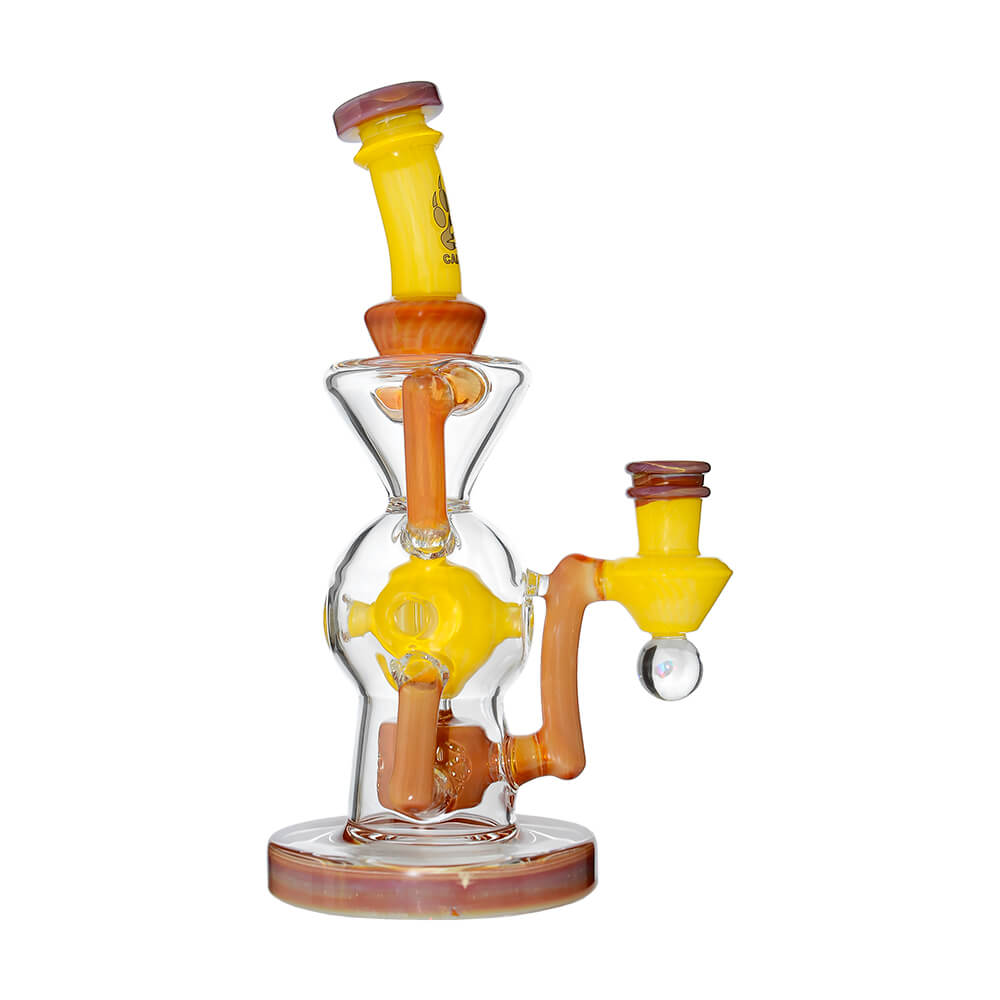 EXO 8" Recycler Dab Rig with Seed of Life Perc