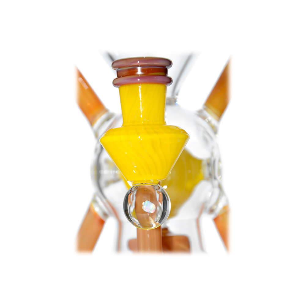 EXO 8" Recycler Dab Rig with Seed of Life Perc