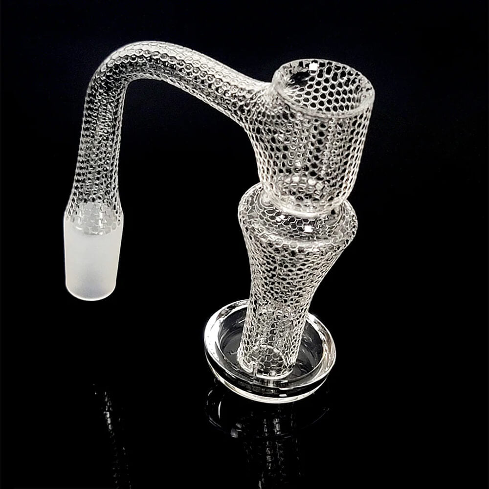 Premium Sandblasted Terp Slurper Full Weld Quartz Banger