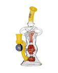 Triple Arm Swiss Fab Incycler Dab Rig With Marble