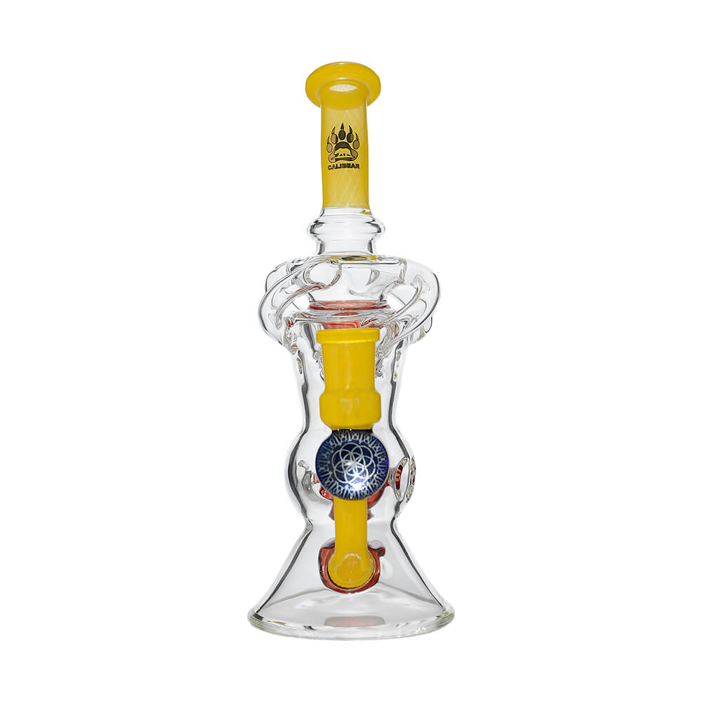 Triple Arm Swiss Fab Incycler Dab Rig With Marble