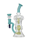 Triple Arm Swiss Fab Incycler Dab Rig With Marble