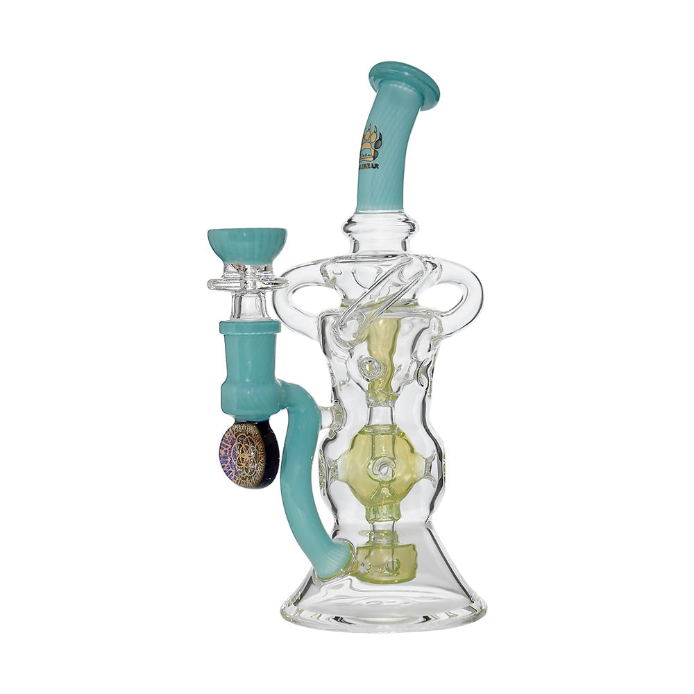Triple Arm Swiss Fab Incycler Dab Rig With Marble – INHALCO