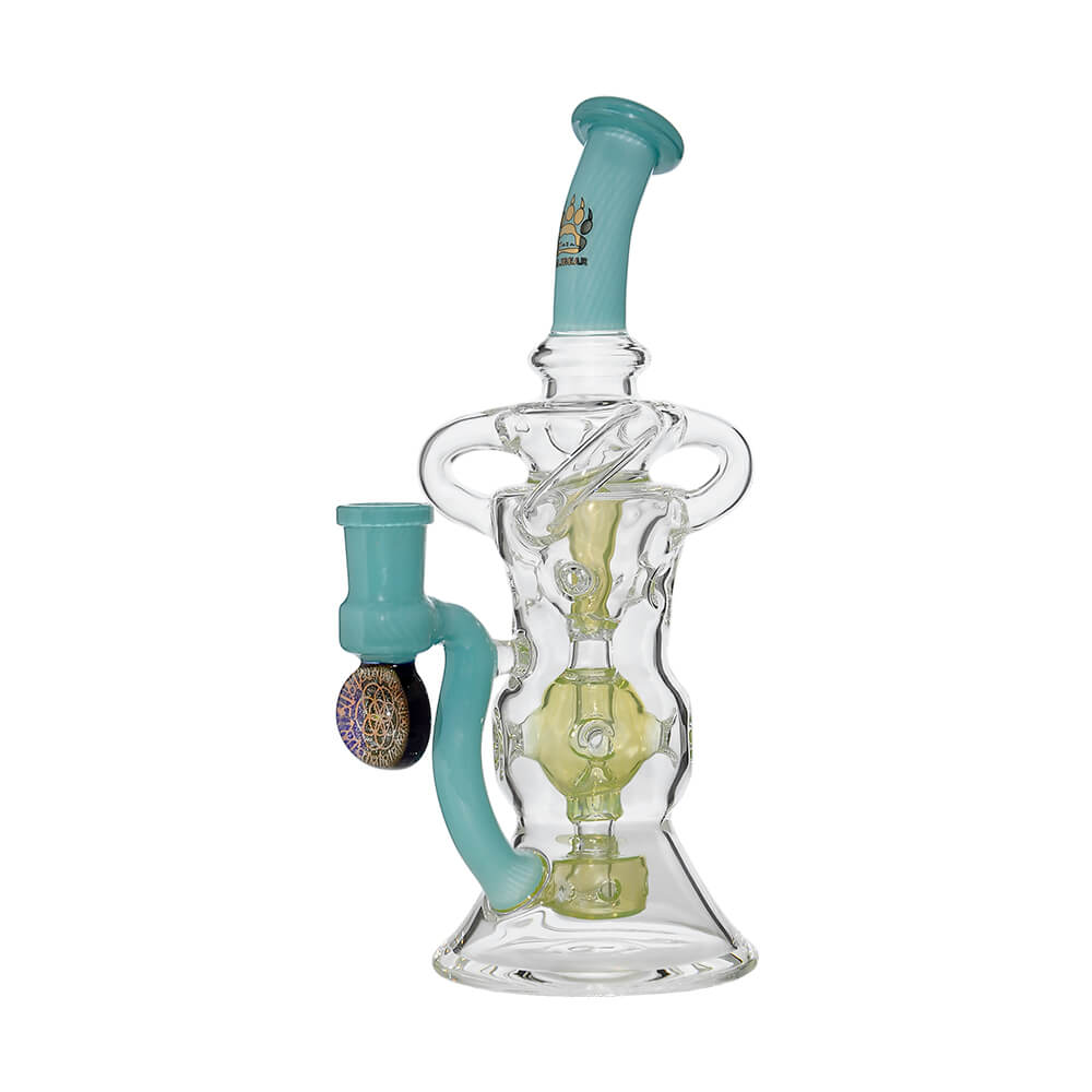 Triple Arm Swiss Fab Incycler Dab Rig With Marble