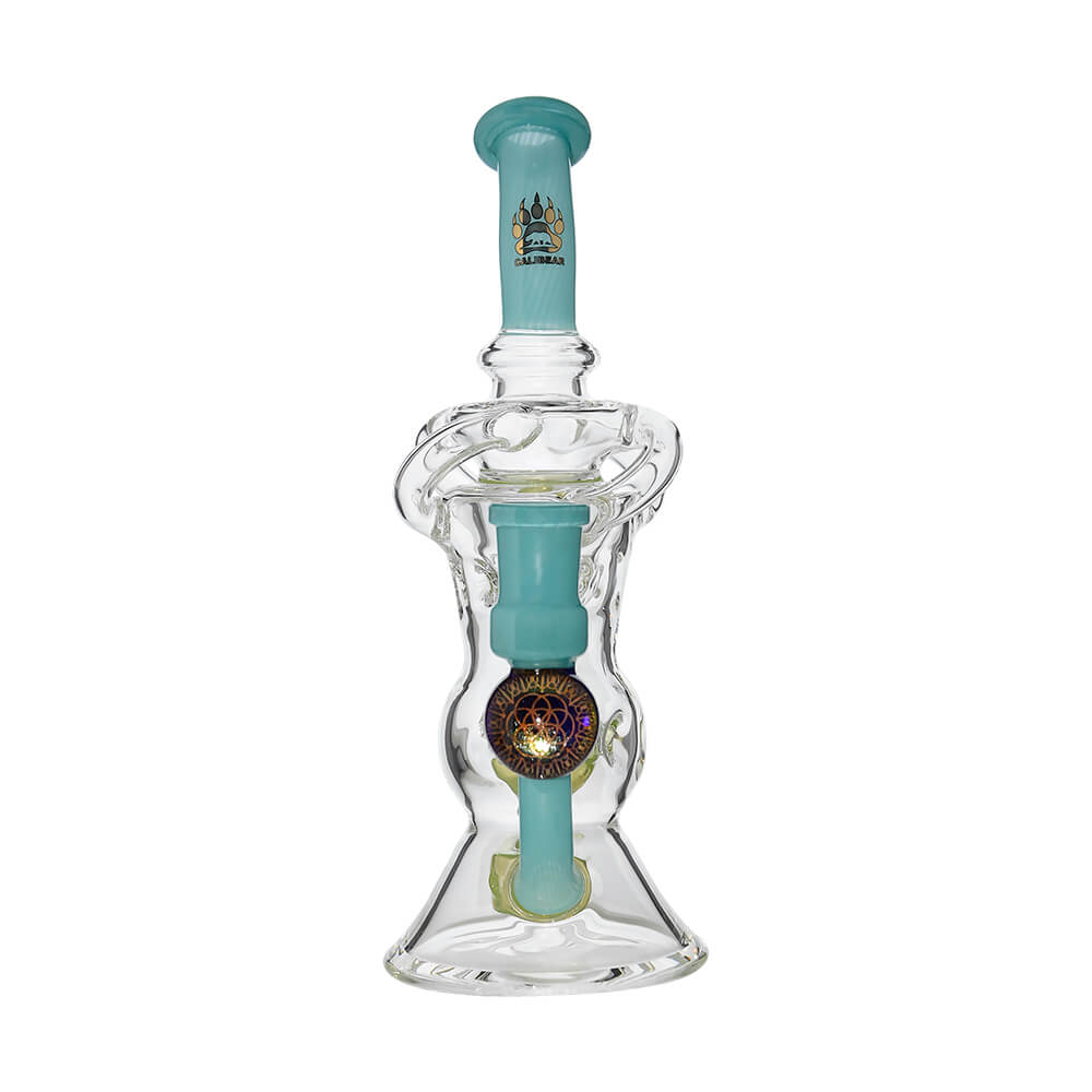 Triple Arm Swiss Fab Incycler Dab Rig With Marble