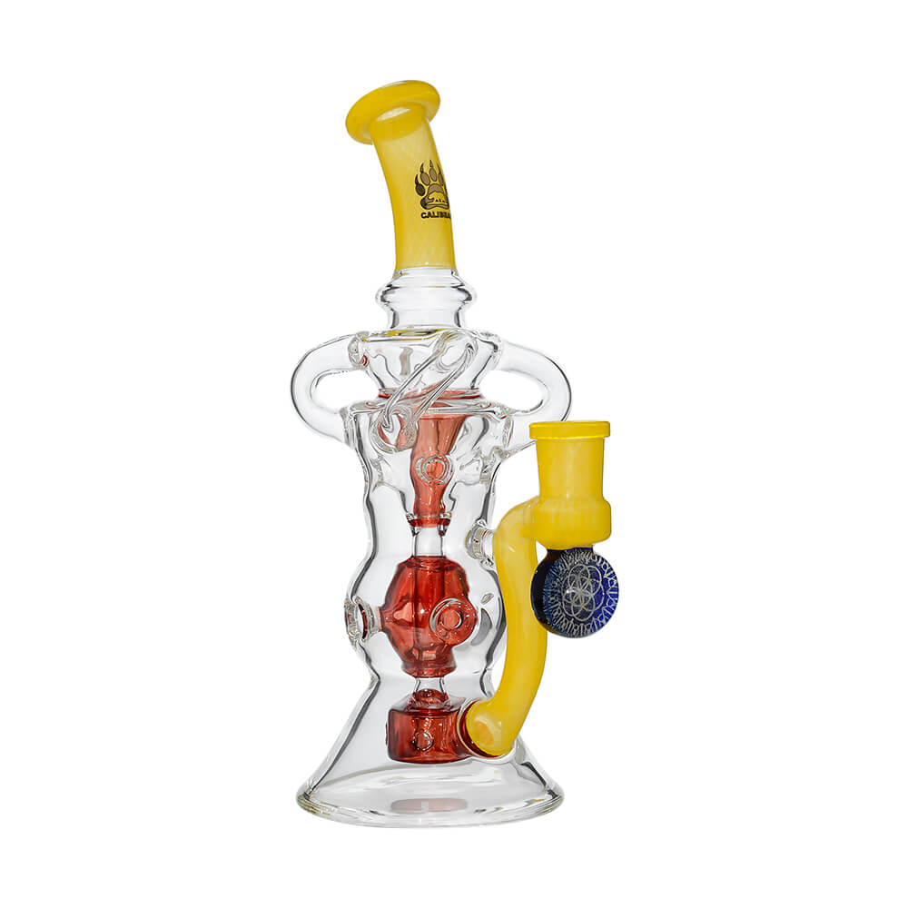 Triple Arm Swiss Fab Incycler Dab Rig With Marble – INHALCO
