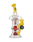 Triple Arm Swiss Fab Incycler Dab Rig With Marble