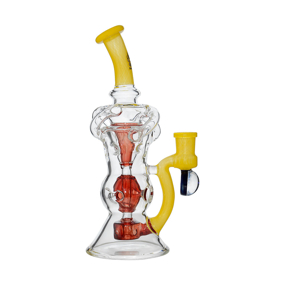 Triple Arm Swiss Fab Incycler Dab Rig With Marble