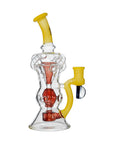 Triple Arm Swiss Fab Incycler Dab Rig With Marble