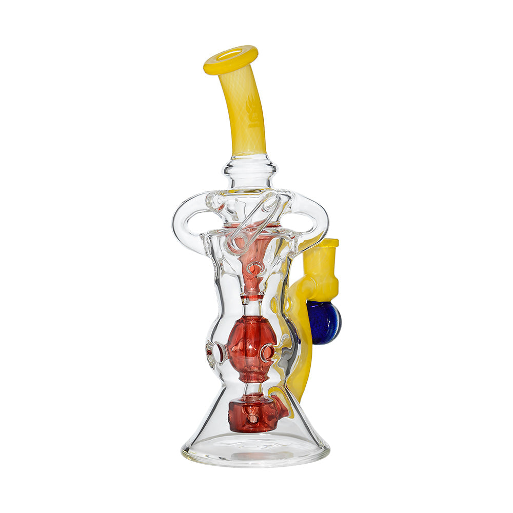 Triple Arm Swiss Fab Incycler Dab Rig With Marble