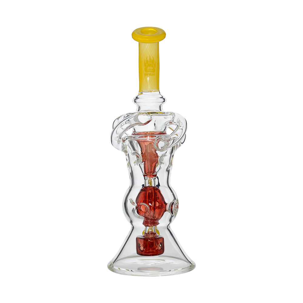 Triple Arm Swiss Fab Incycler Dab Rig With Marble