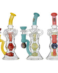 Triple Arm Swiss Fab Incycler Dab Rig With Marble