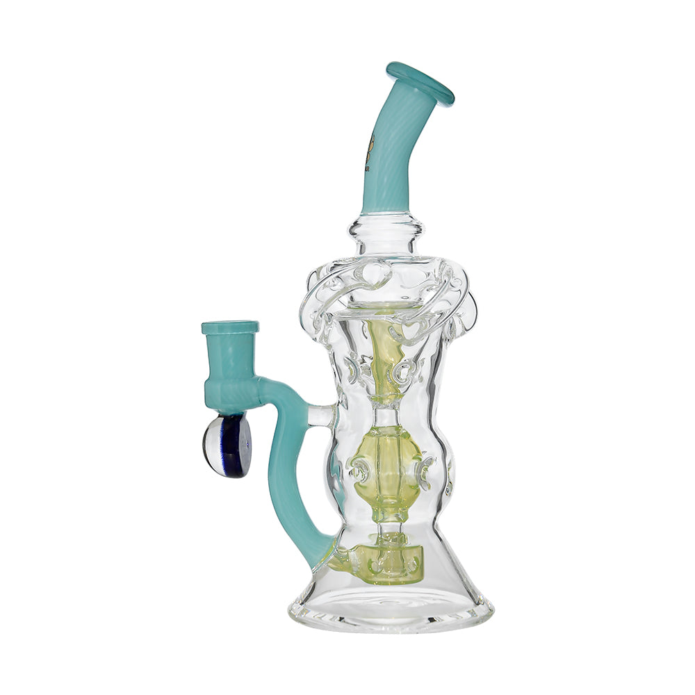 Triple Arm Swiss Fab Incycler Dab Rig With Marble