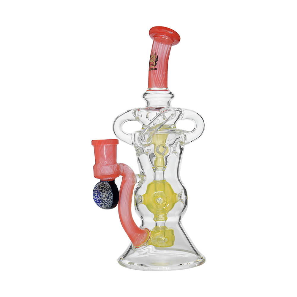 Triple Arm Swiss Fab Incycler Dab Rig With Marble