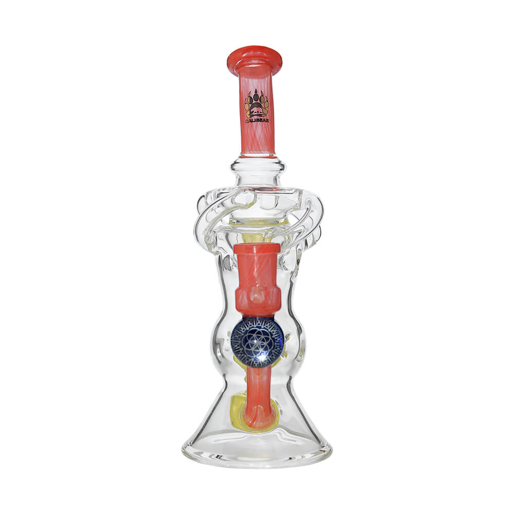 Triple Arm Swiss Fab Incycler Dab Rig With Marble