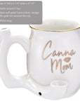 Canna Mom Pipe Coffee Mug - inhalco