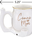 Canna Mom Pipe Coffee Mug - inhalco