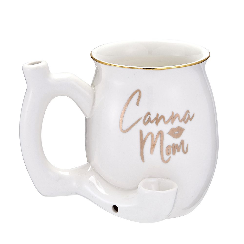 Canna Mom Pipe Coffee Mug - inhalco