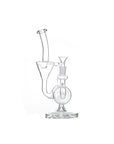 11″ Clear Recycler Glass Bong With Inline Diffuser