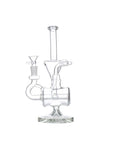 11″ Clear Recycler Glass Bong With Inline Diffuser