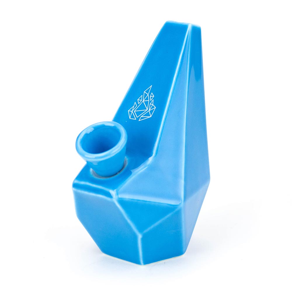 Ceramic Polygon Hand Pipe - inhalco