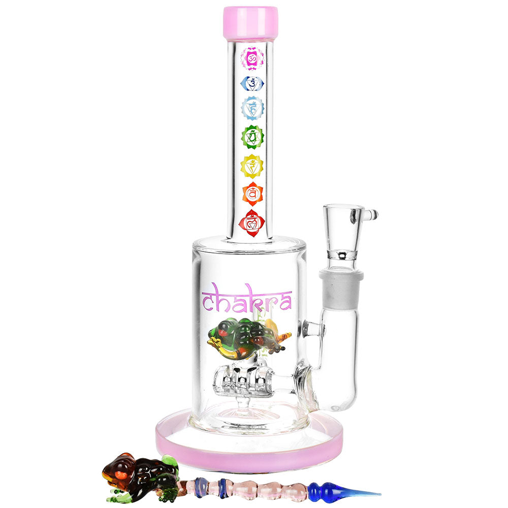 Chakra Frog Bong with Stir Tool