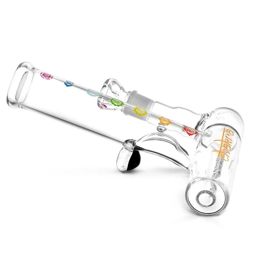 Chakra Straight Tube Bong with Inline Perc