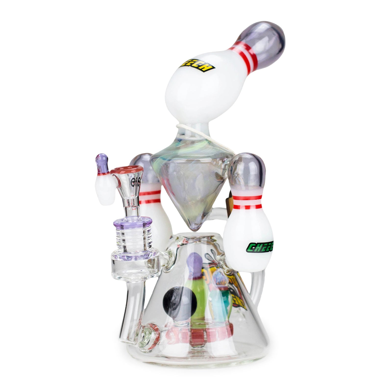 Cheech the Bowler Water Bong 10" - inhalco