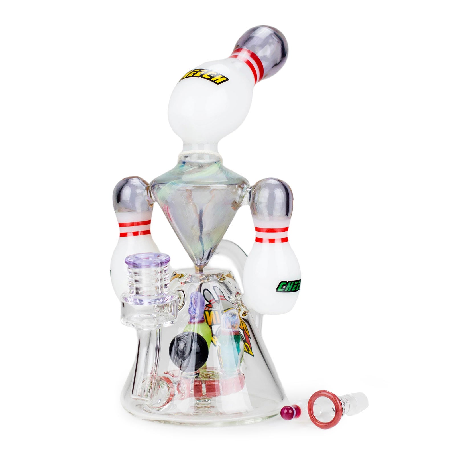 Cheech the Bowler Water Bong 10" - inhalco