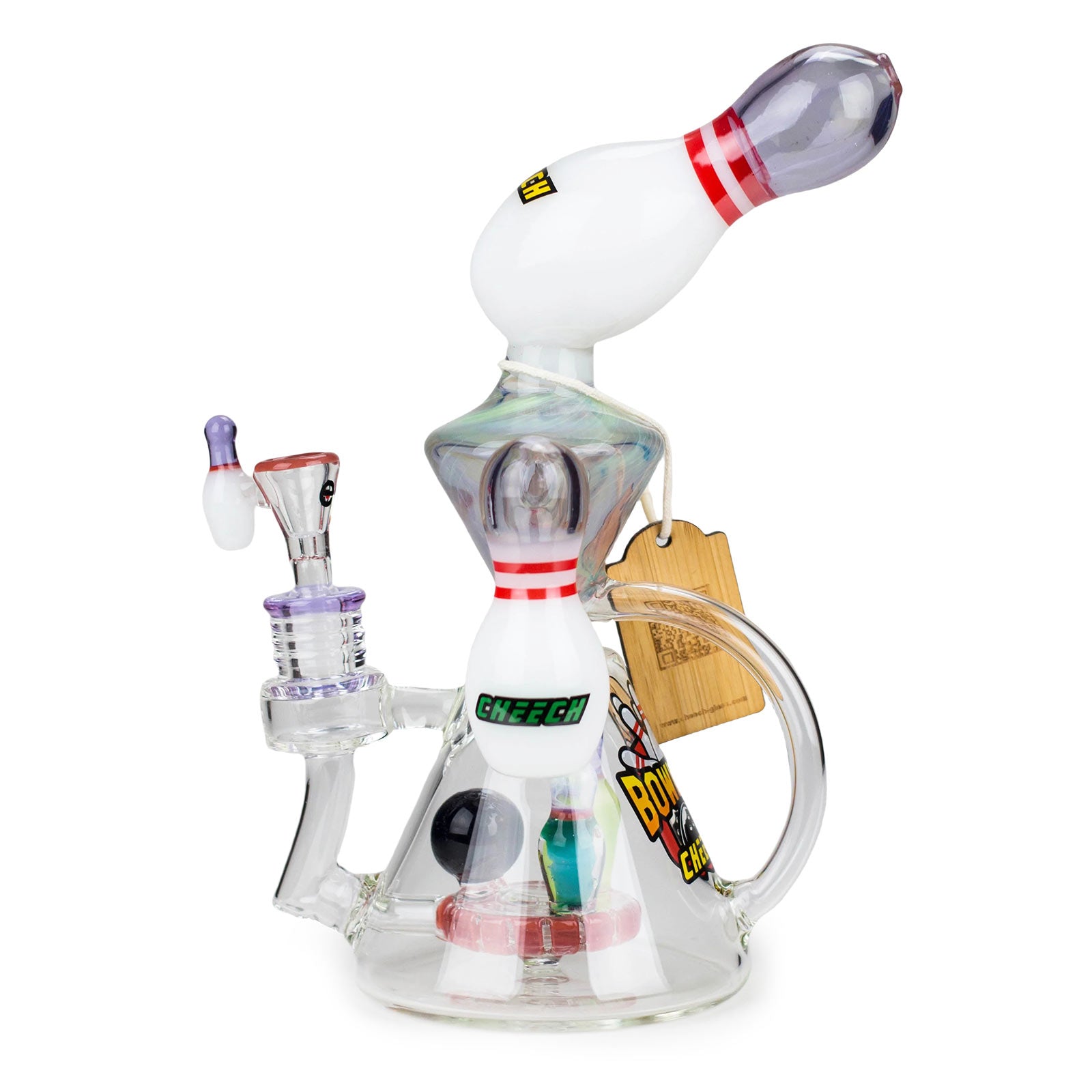 Cheech the Bowler Water Bong 10" - inhalco