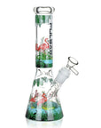 Chillin' Flamingos Beaker Bong - inhalco