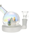 Christmas House Globe Bong - inhalco