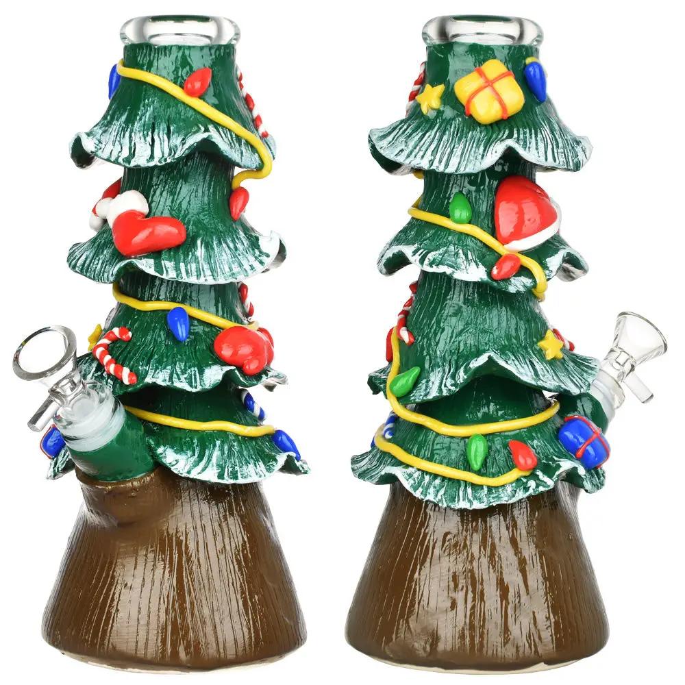 Christmas Tree Beaker Base Bongs - inhalco