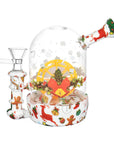 Christmas Waterwheel Bell Jar Bong - inhalco