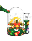 Christmas Waterwheel Bell Jar Bong - inhalco