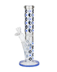 10" Color Maple Leaf Staight Bong