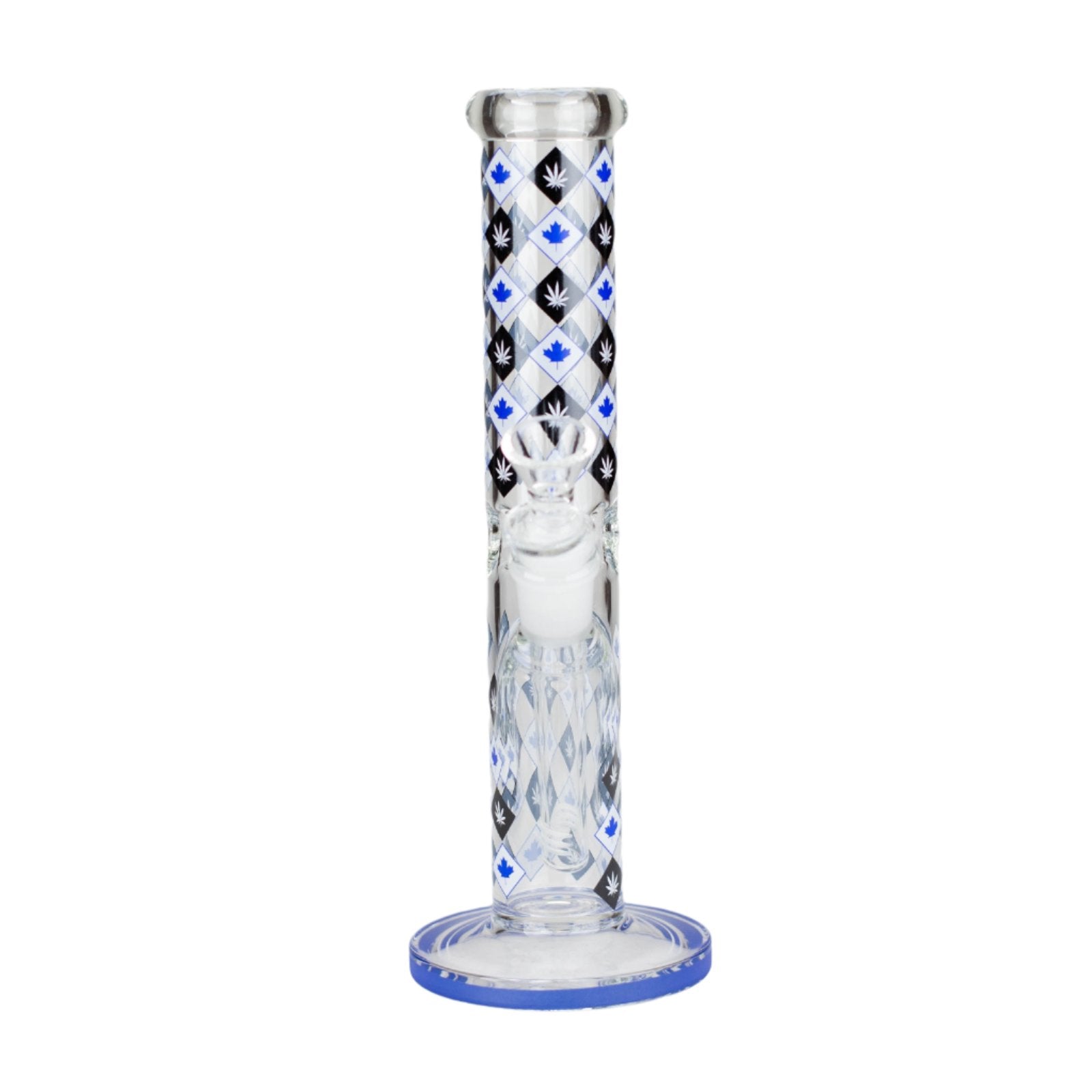 10&quot; Color Maple Leaf Staight Bong