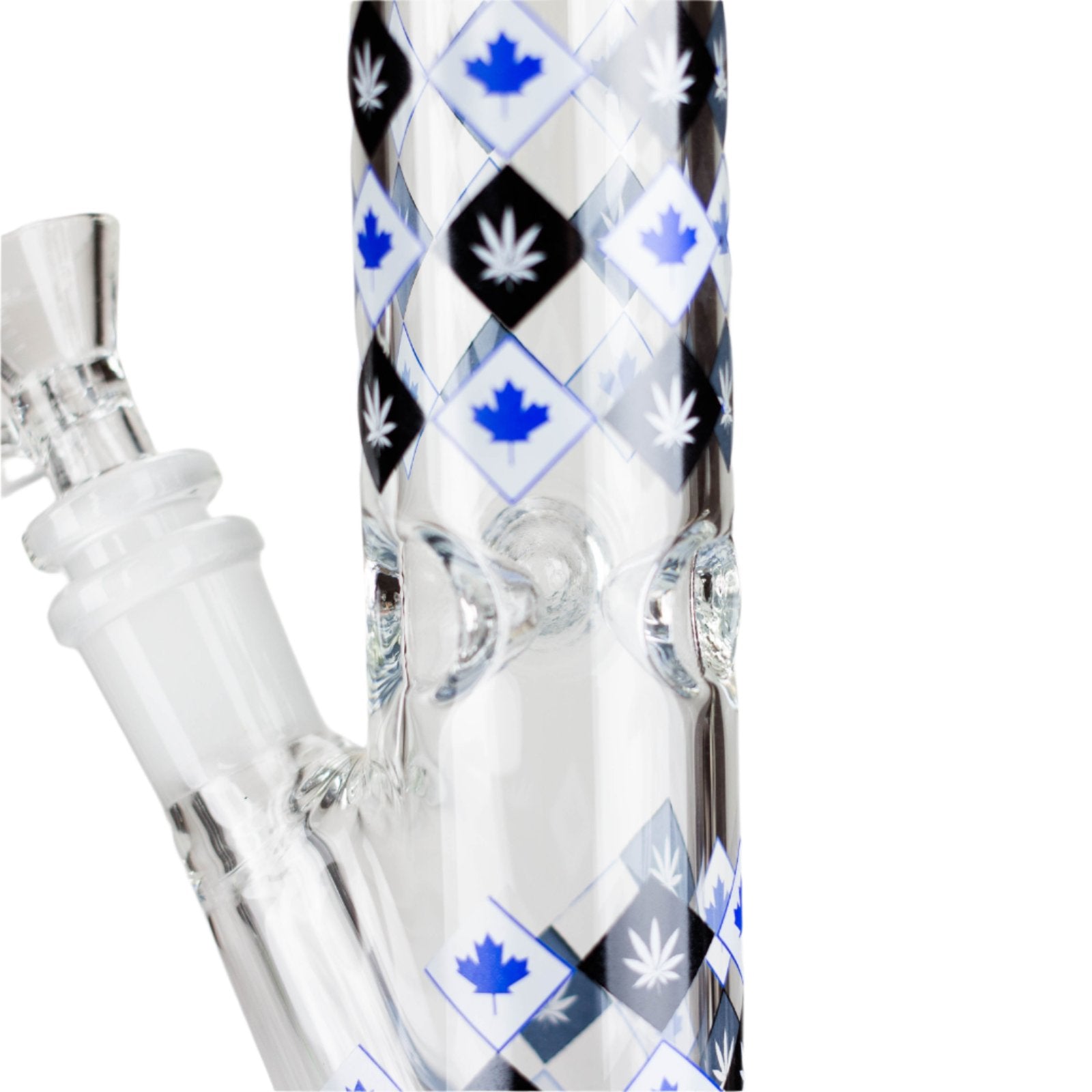 10&quot; Color Maple Leaf Staight Bong