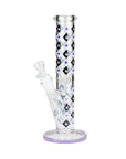 10" Color Maple Leaf Staight Bong