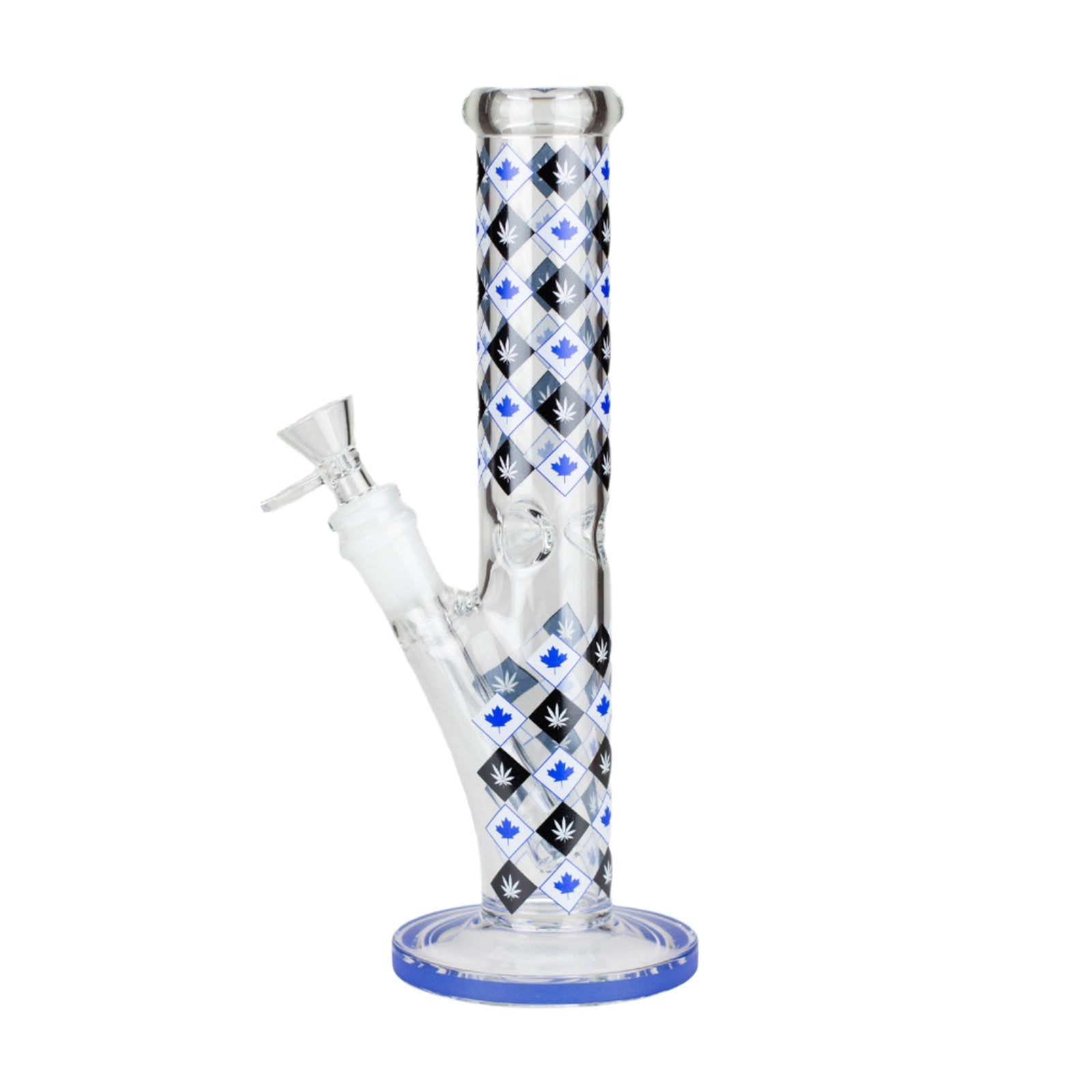 10&quot; Color Maple Leaf Staight Bong