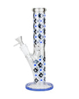 10" Color Maple Leaf Staight Bong