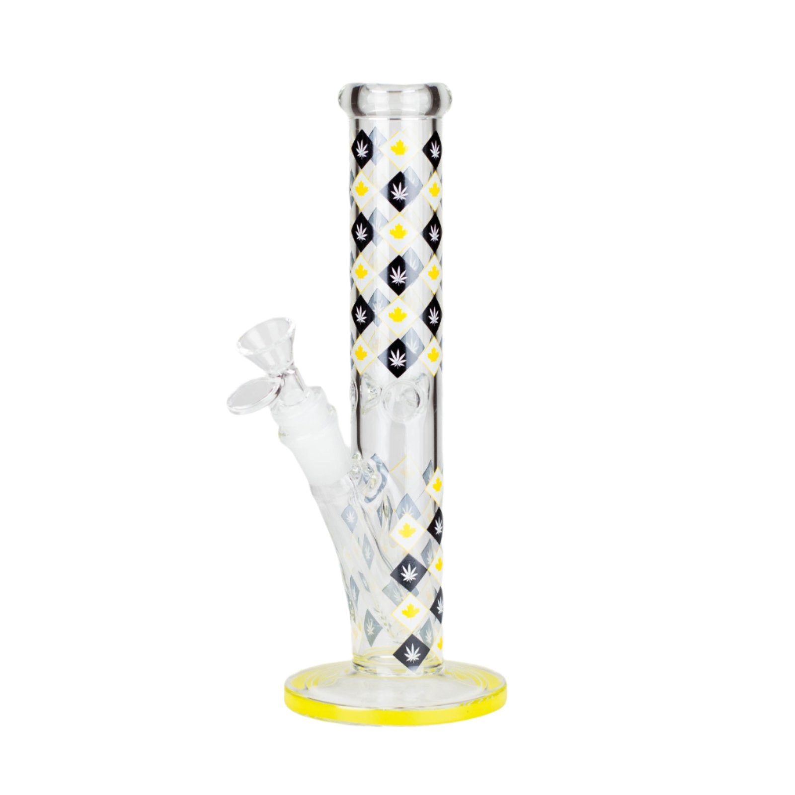 10&quot; Color Maple Leaf Staight Bong