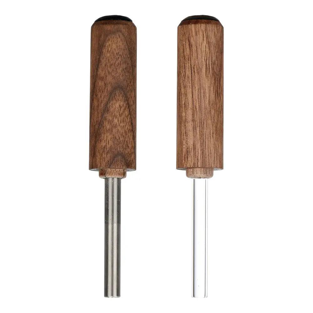 Compact Black Walnut Wooden Straws 4.25"