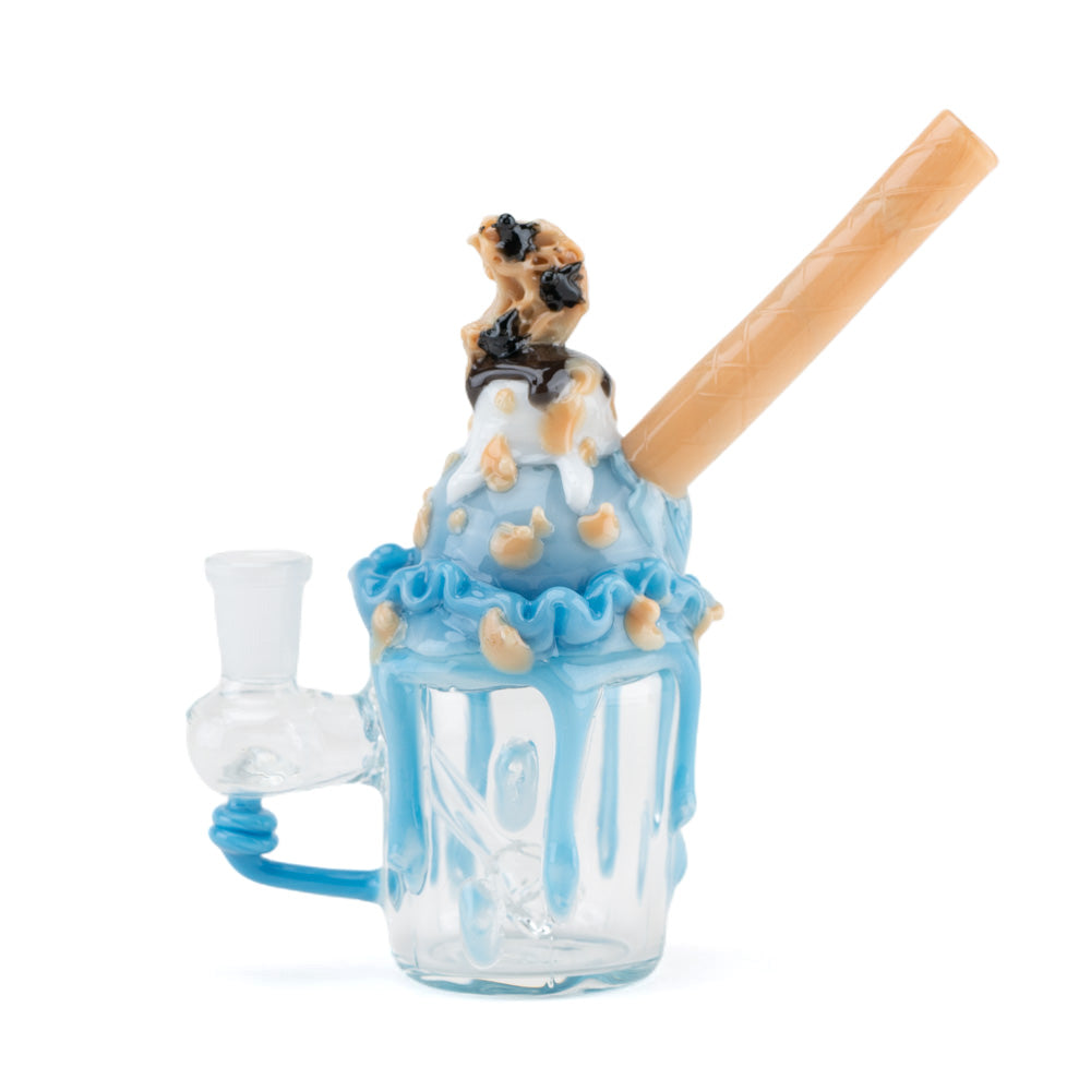 Cookie Monster Sundae Nano Dab Rig - inhalco