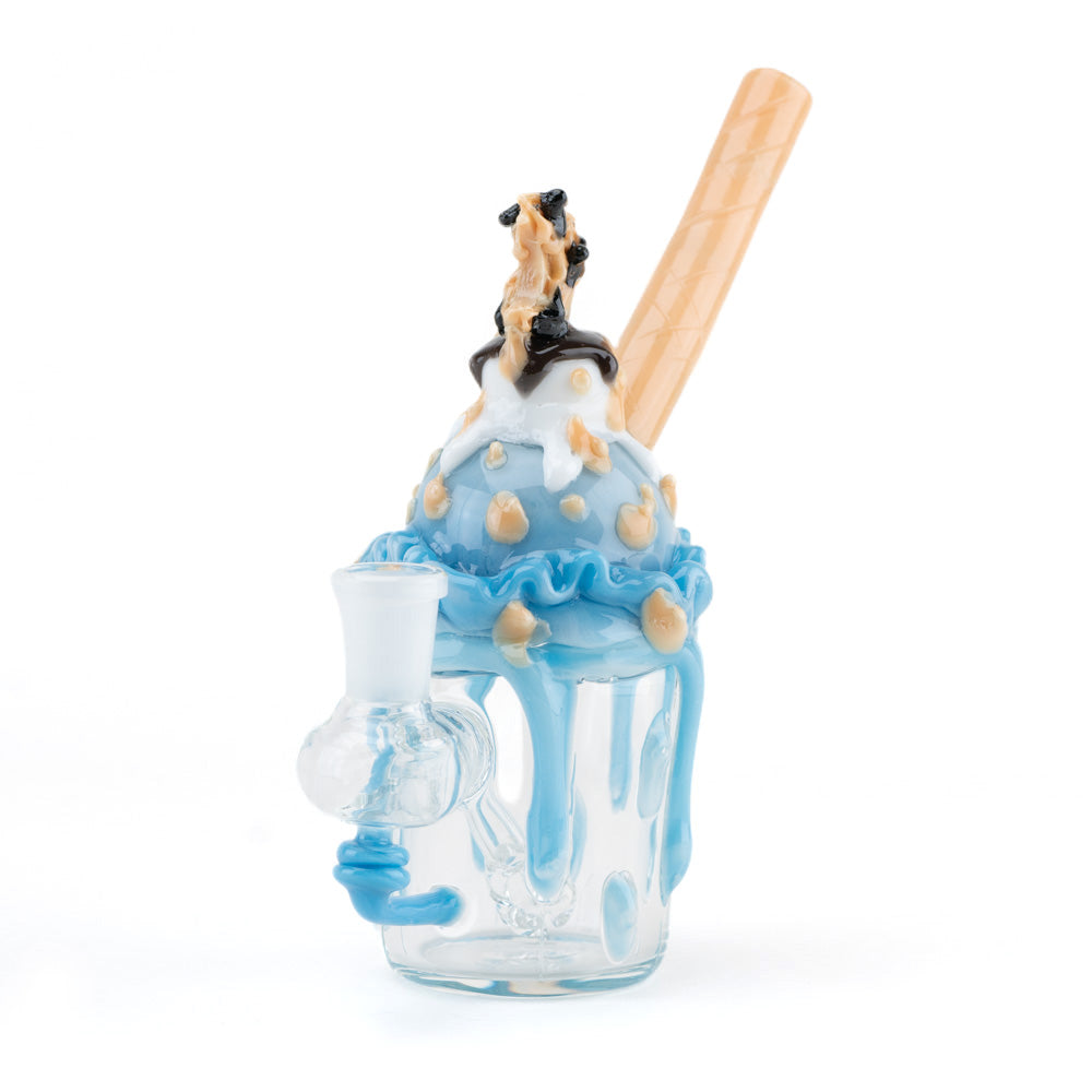 Cookie Monster Sundae Nano Dab Rig - inhalco